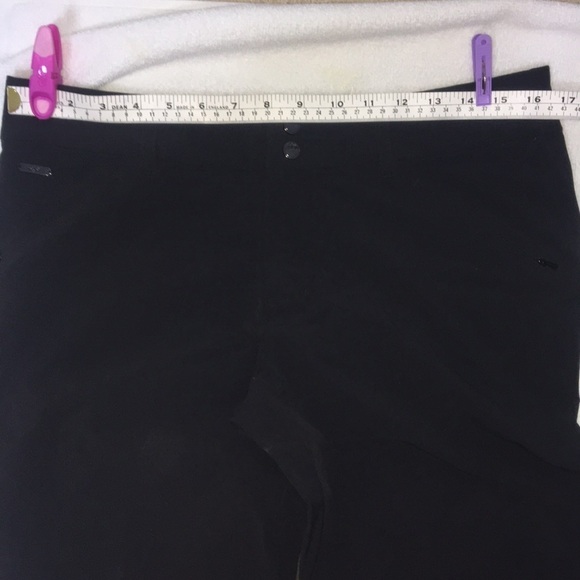 Women’s LOLË‎ black nylon hiking stretchy pants with zipped pockets size 10 - Picture 4 of 14